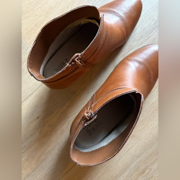 Naturalizer size 8 Brown Leather Ankle Boots - Picture 5 of 8